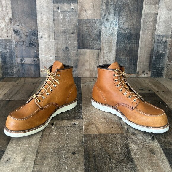 Red Wing 875 Moc Toe Work Boots Mens 12 EE - Picture 4 of 12